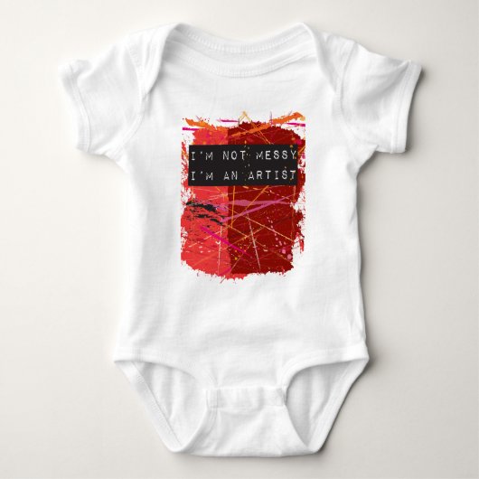 Künstler Baby Strampler (Vorderseite)