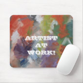 "Künstler bei der Arbeit " Mousepad (Mit Mouse)