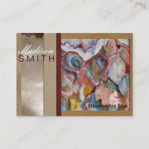 Künstler beruflich visitenkarte