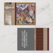 Künstler beruflich visitenkarte (Vorne/Hinten)