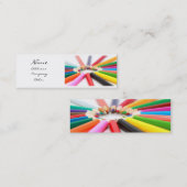 Künstler-Bleistift-Zeichenstift Mini Visitenkarte (Vorne/Hinten)