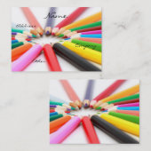 Künstler-Bleistift-Zeichenstift Visitenkarte (Vorne/Hinten)