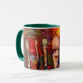 Künstler-Bruch Tasse (Vorderseite Links)
