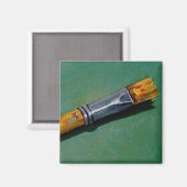 KÜNSTLER BRUSH: ART: REALISMUS MAGNET (Vorderseite/Rückseite)