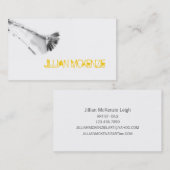 Künstler-Bürste Visitenkarte (Vorne/Hinten)