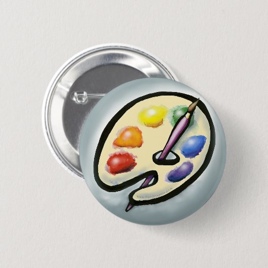 Künstler Button (Vorne & Hinten)