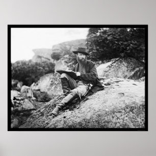 Künstler, der das Gettysburg-Schlachtfeld 1863 Poster