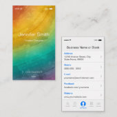 Künstler / Designer - Einfaches generisches Interf Visitenkarte (Vorne/Hinten)