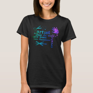 Künstler - die Welt malen T-Shirt