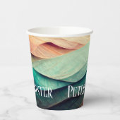 KÜNSTLER EMPFANG BRANDING PAPPBECHER (Links)