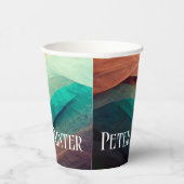 KÜNSTLER EMPFANG BRANDING PAPPBECHER (Rechts)