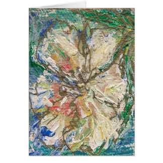 Künstler entwarf Karte "La fleur "
