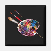 KÜNSTLER FARBE PALETTE, Maler Magnet (Vorne)