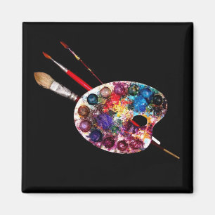KÜNSTLER FARBE PALETTE, Maler Magnet