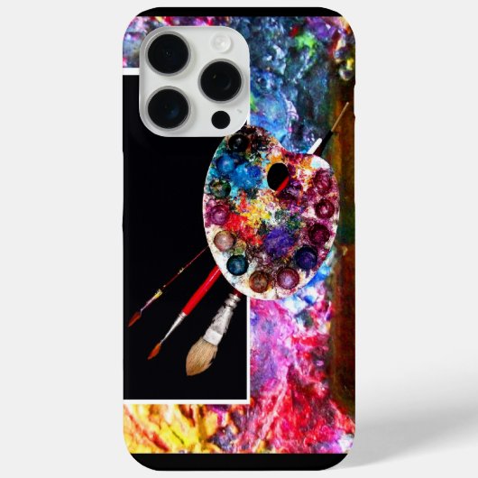 KÜNSTLER FARBE PALETTE, schwarz Case-Mate iPhone Hülle (Rückseite)