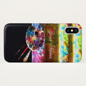 KÜNSTLER FARBE PALETTE, schwarz Case-Mate iPhone Hülle (Rückseite (Horizontal))
