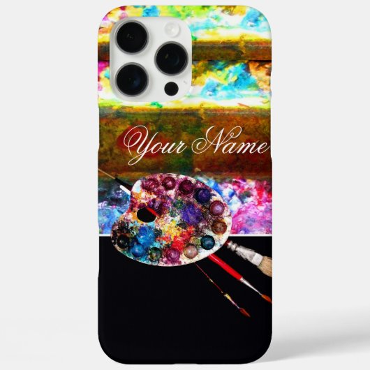 KÜNSTLER FARBE PALETTE, schwarz Case-Mate iPhone Hülle (Rückseite)