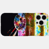 KÜNSTLER FARBE PALETTE, schwarz Case-Mate iPhone Hülle (Rückseite (Horizontal))