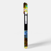 KÜNSTLER FARBPALETTE UND BRUSHER MONOGRAMM Black Case-Mate iPhone Hülle (Rückseite / Links)