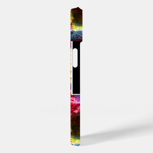 KÜNSTLER FARBPALETTE UND BRUSHER MONOGRAMM Black Case-Mate iPhone Hülle (Rückseite / Rechts)