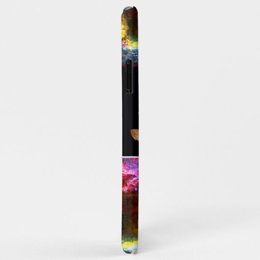 KÜNSTLER FARBPALETTE UND BRUSHER MONOGRAMM Black Case-Mate iPhone Hülle (Hinten/Rechts)