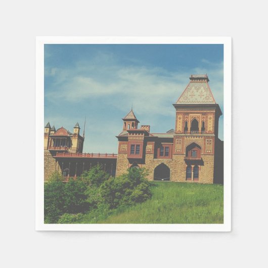 Künstler Frederic Edwin Church Hudson, NY Anwesen Serviette (Vorderseite)