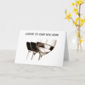 KÜNSTLER FÜR SIE UND IHRE NEUE ZUHAUSE KARTE (Gelbe Blume)