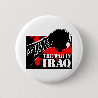 Künstler gegen den Krieg im Irak Button