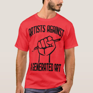 Künstler gegen künstlerische Intelligenz T-Shirt