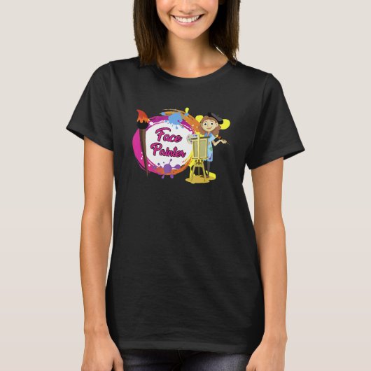 Künstler Gesichter Maler T-Shirt (Vorderseite)