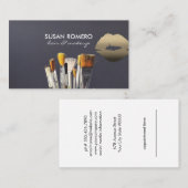 Künstler | Haarpfropfen Terminkarte (Vorne/Hinten)