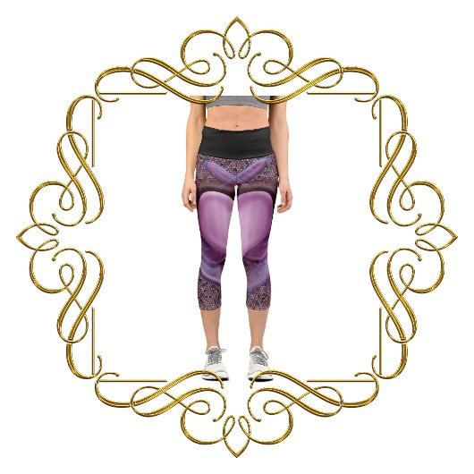 Künstler Herz enthüllt Capri Leggings