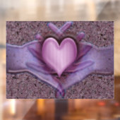 Künstler Herz enthüllt Fensteraufkleber (Blatt 2)