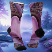 Künstler Herz enthüllt Socken