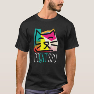 Künstler I Kunstlehrer I Picatsso I Lustig Abstrak T-Shirt