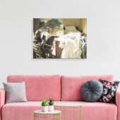 Künstler in Seinem Studio von John Singer Sargent Leinwanddruck (Insitu (Wohnzimmer))
