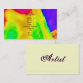 "Künstler IV" Visitenkarte (Vorne/Hinten)