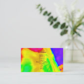 "Künstler IV" Visitenkarte (Stehend Vorderseite)