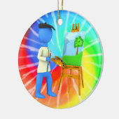 Künstler Keramikornament (Links)