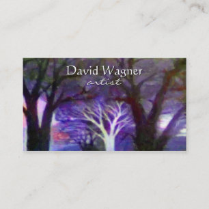 Künstler-kundenspezifische Visitenkarte-Schablone Visitenkarte