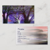 Künstler-kundenspezifische Visitenkarte-Schablone Visitenkarte (Vorne/Hinten)