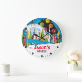 Künstler-Kunst-Studio Personalizable Wanduhr (Zuhause)