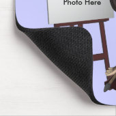 Künstler-Mädchen-Gestell Mousepad (Ecke)