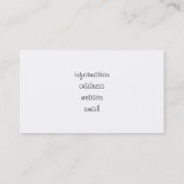 Künstler malen Spritzer und Farbpalette Visitenkarte (Rückseite)