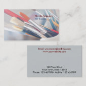 Künstler-Maler-Lehrer Visitenkarte (Vorne/Hinten)