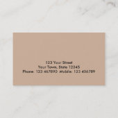 Künstler-Maler Visitenkarte (Rückseite)