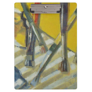 Künstler Malerpalette Farbige Farbe Klemmbrett