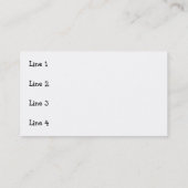 KÜNSTLER-MALERPINSEL: VISITENKARTEN VISITENKARTE (Rückseite)