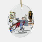 Künstler - Männlich Keramik Ornament (Rechts)