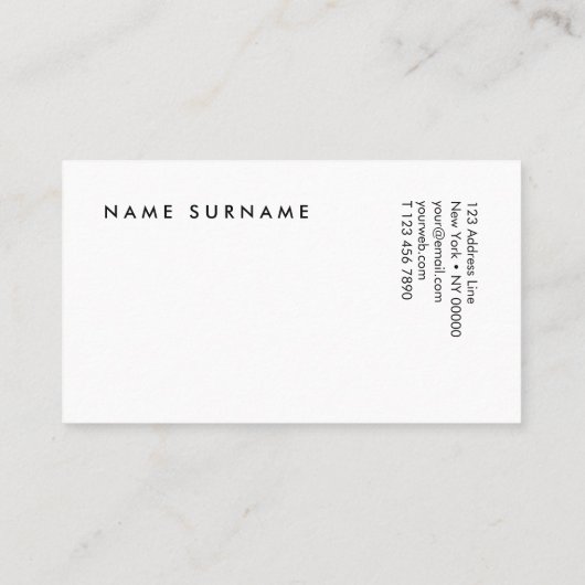 Künstler-MarmorgoldAquarell-Visitenkarte Visitenkarte (Rückseite)